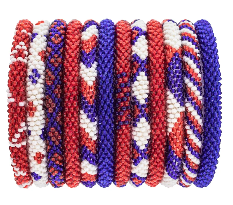 best-selling bracelets for women -Roll-On® Bracelets <br> Red, White, & Blue