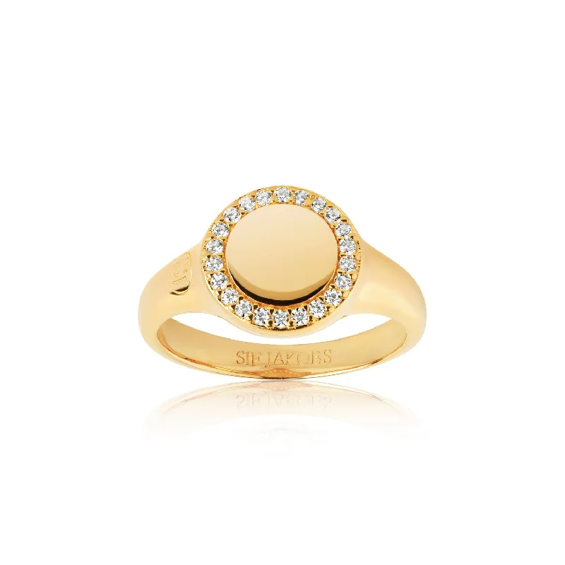 gold vermeil rings for women -Ring Follina Piccolo