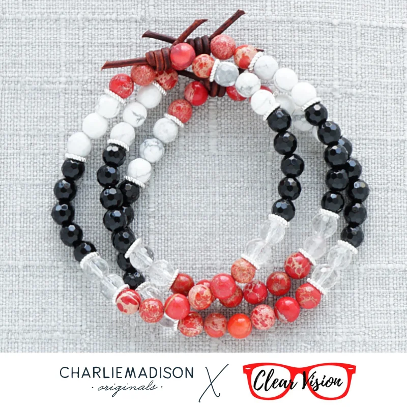 minimalist chain bracelets for women -Clarity Bracelet | Clear Vision Consulting X Charliemadison Collaboration