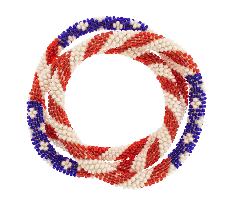 handcrafted bracelets for women -Roll-On® Bracelets <br> Stars & Stripes