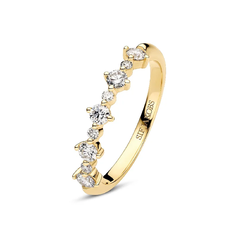 antique rings for women -Ring Brina - with lab-grown diamonds