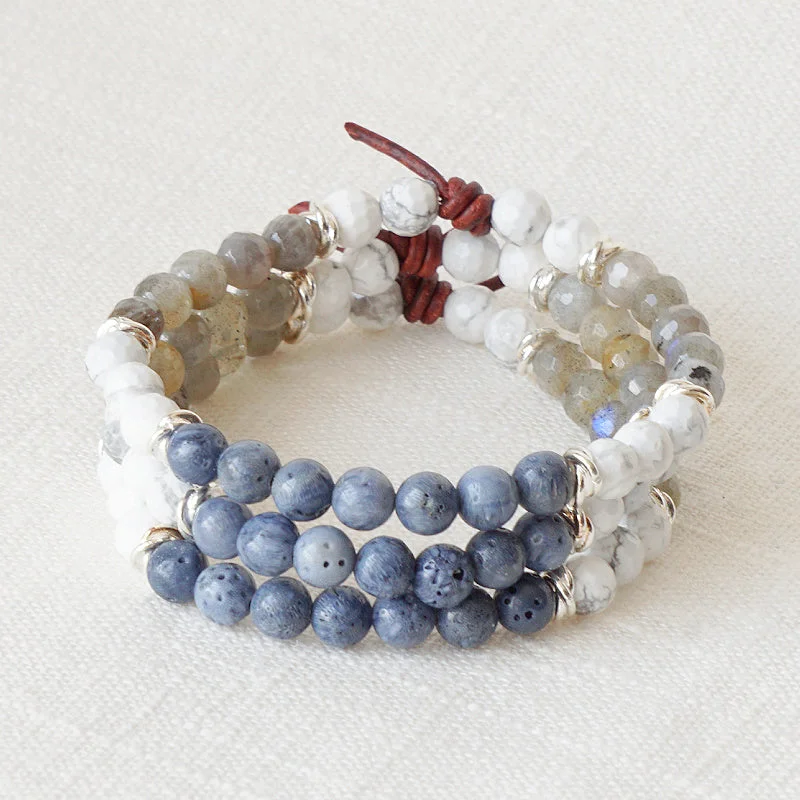 handmade bracelets for women -Milspo Pride Mini Bracelet - Air Force | Military Spouse Bracelet