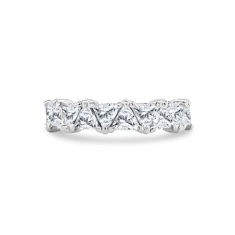 asymmetrical rings for women -Rotating Trillion Band