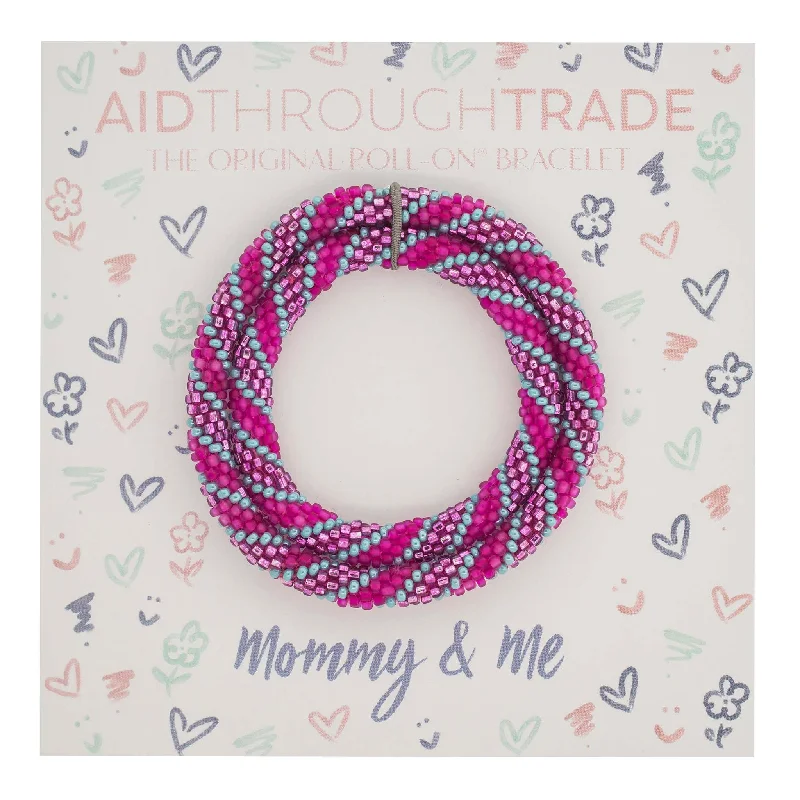 textured bangles for women -Mommy & Me Roll-On® Bracelets <br> Princess