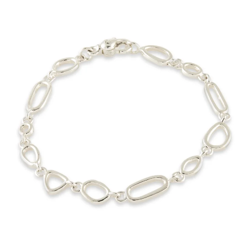 diamond infinity bracelets for women -Mini Touchstone Link Bracelet