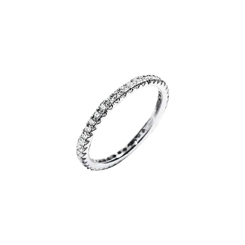 chunky silver rings for women -Jumbo Nolita Eternity Band