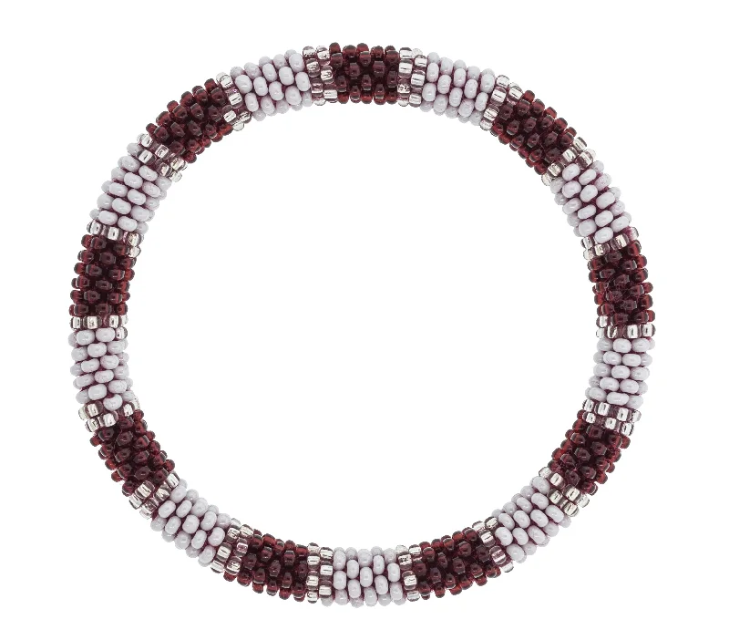 opal stone bracelets for women -Game Day Roll-On® Bracelet <br> Maroon & White