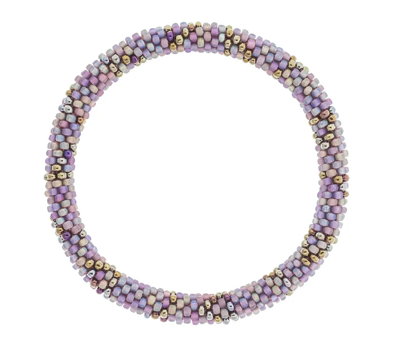 cubic zirconia bracelets for women -Roll-On® Bracelet <br> Purple Geode