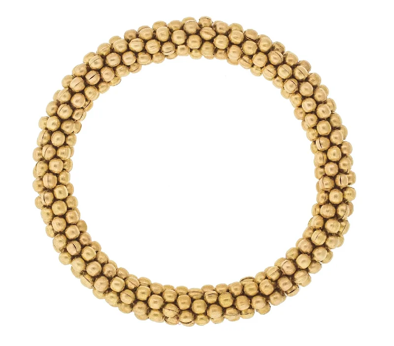 dainty bracelets for women -Roll-On® Bracelet <br> Golden