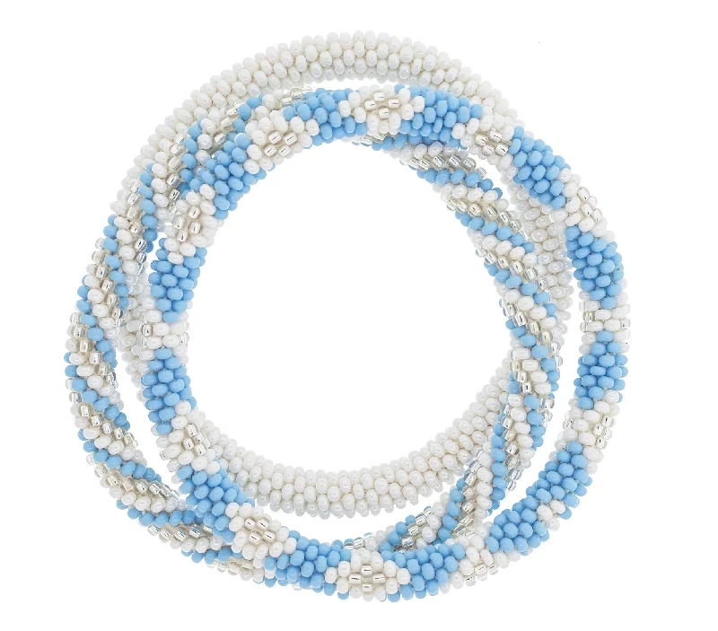 layered bracelets for women -Game Day Roll-On® Bracelets <br> Carolina Blue