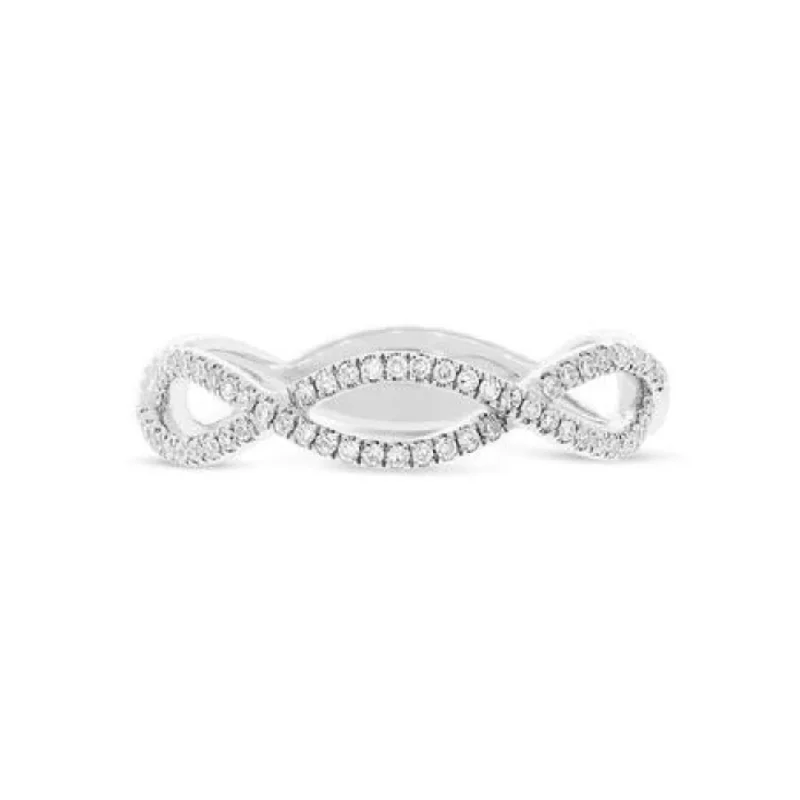 best-selling rings for women -Diamond Twist Ring