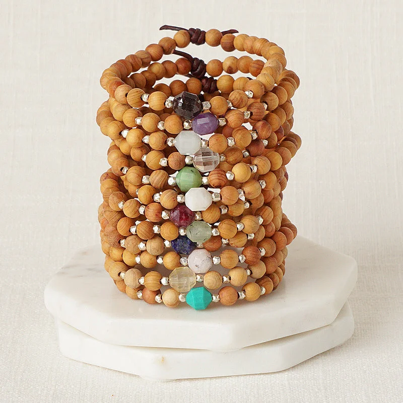 opal stone bracelets for women -Birthstone Mini Bracelets | Gemstone Prism & Sandalwood Bracelets