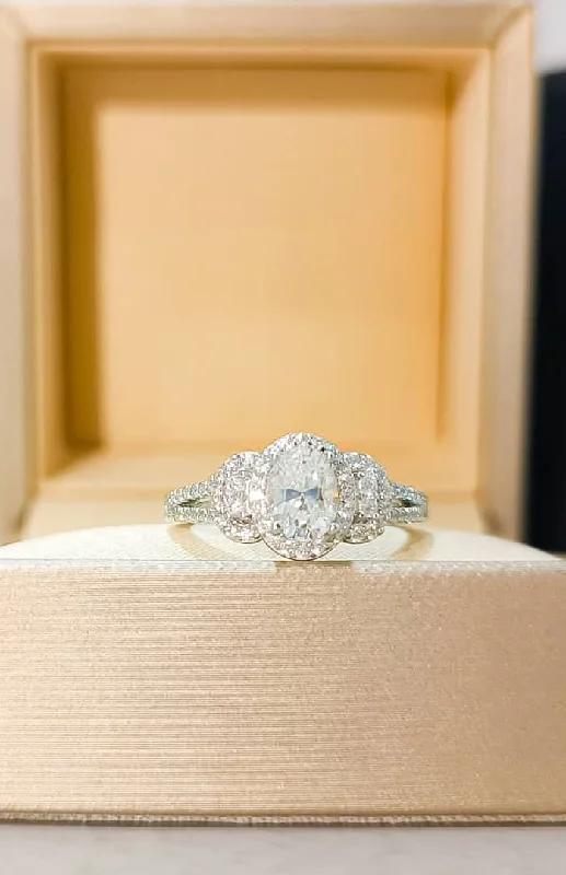 Brianna Moissanite Engagement Ring