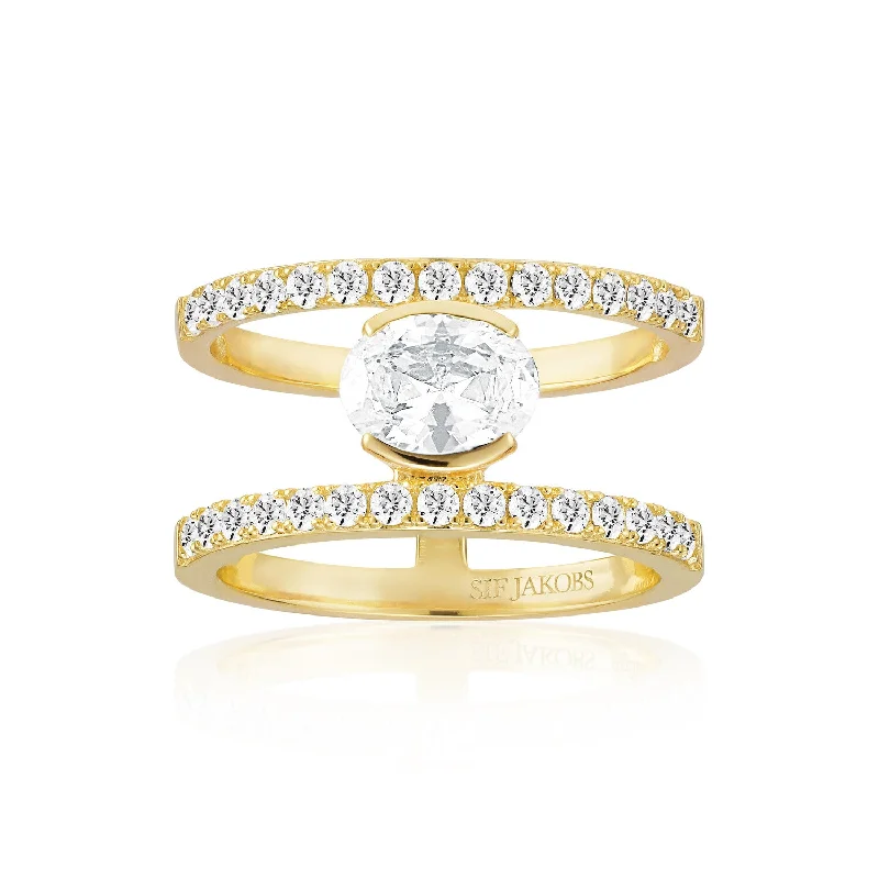 butterfly rings for women -Ring Ellisse Carezza Grande