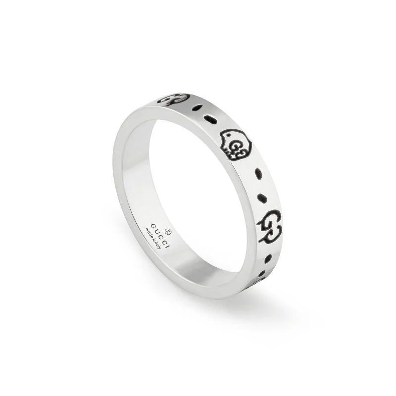 big statement rings for women -Gucci Ghost Band