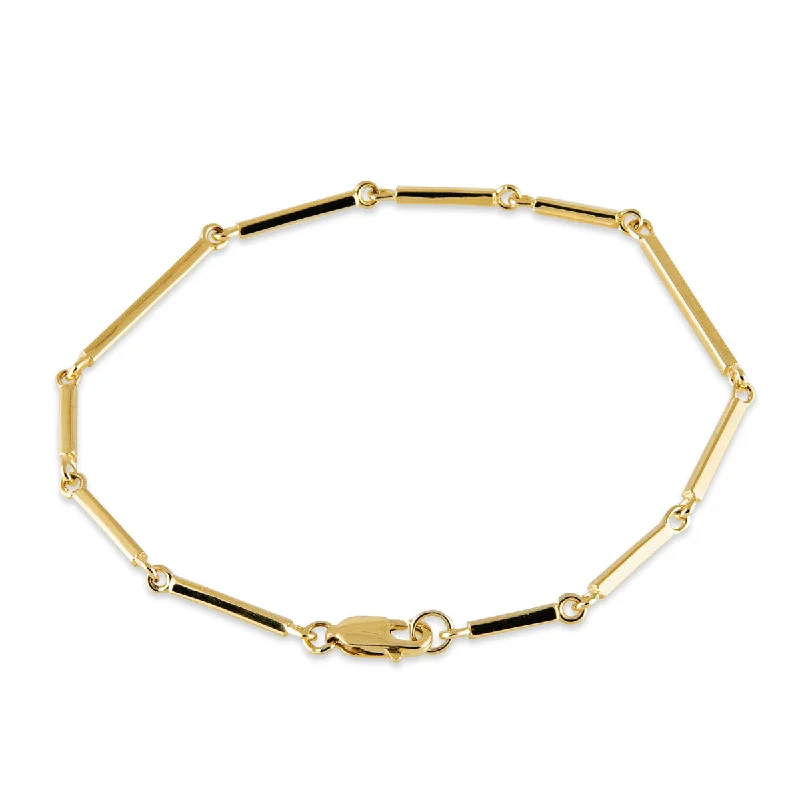 rose gold bracelets for women -Matchstick Bracelet in 14K