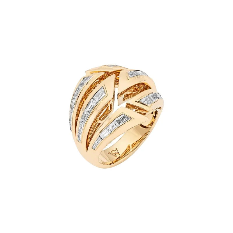 solitaire rings for women -Dynamite Bombe Ring