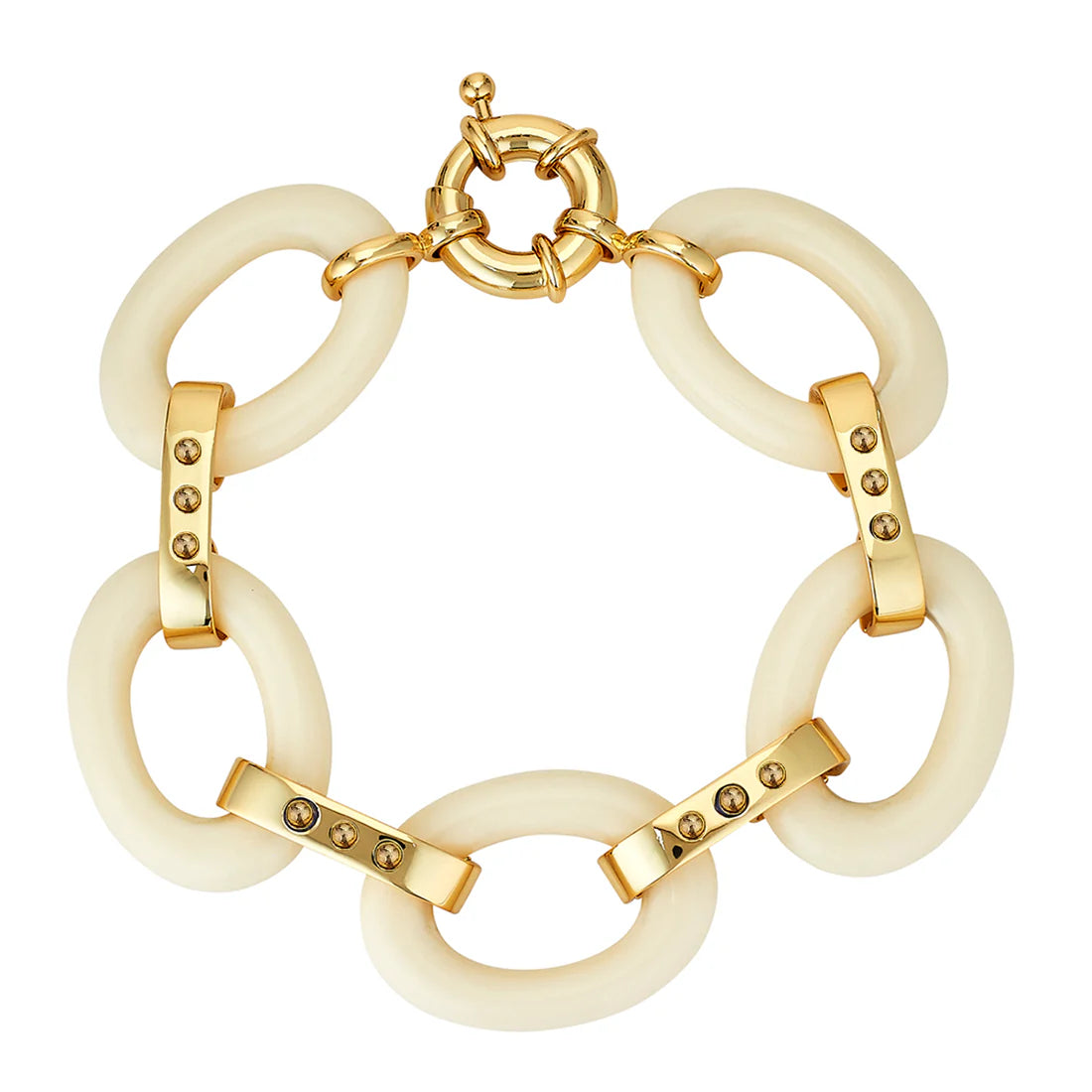 classic pearl bracelets for women -Ivory Link Bracelet