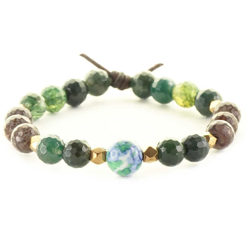 ruby bracelets for women -Home is Where the Military Sends Us Bracelet - Green | A Military Tribute Bracelet