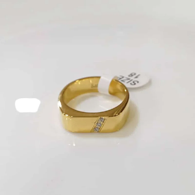 promise rings for women -Tarohi Jewels Gold Plated Austrian Stone Rings