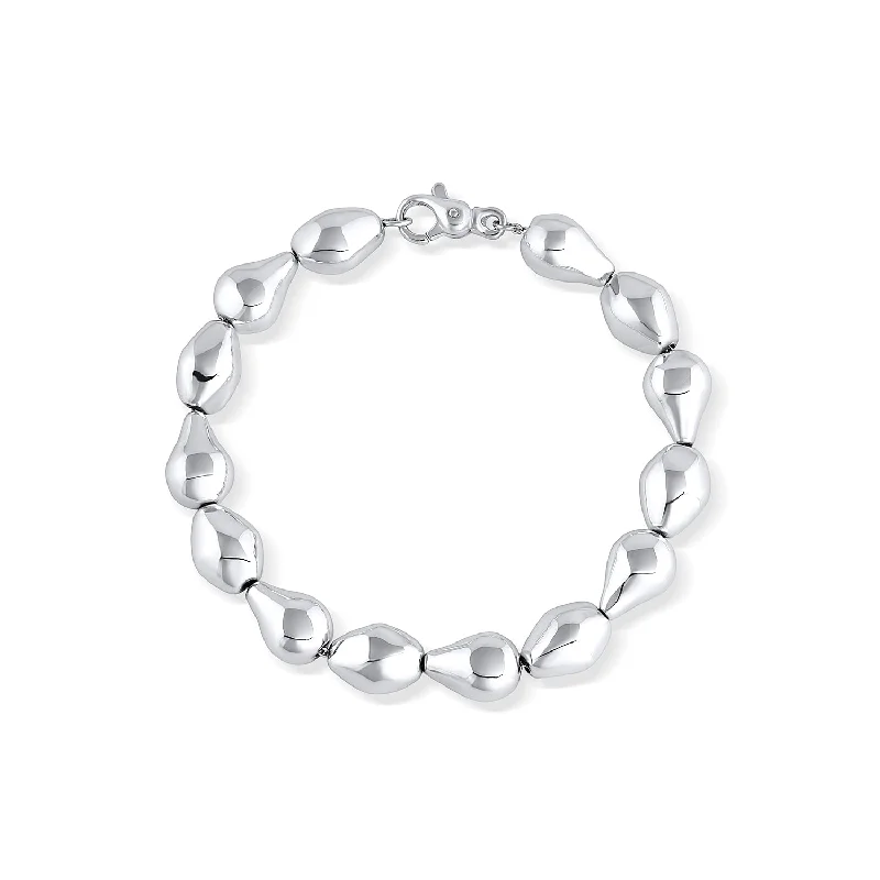 diamond tennis bracelets for women -Small Baroque Pearl Bracelet