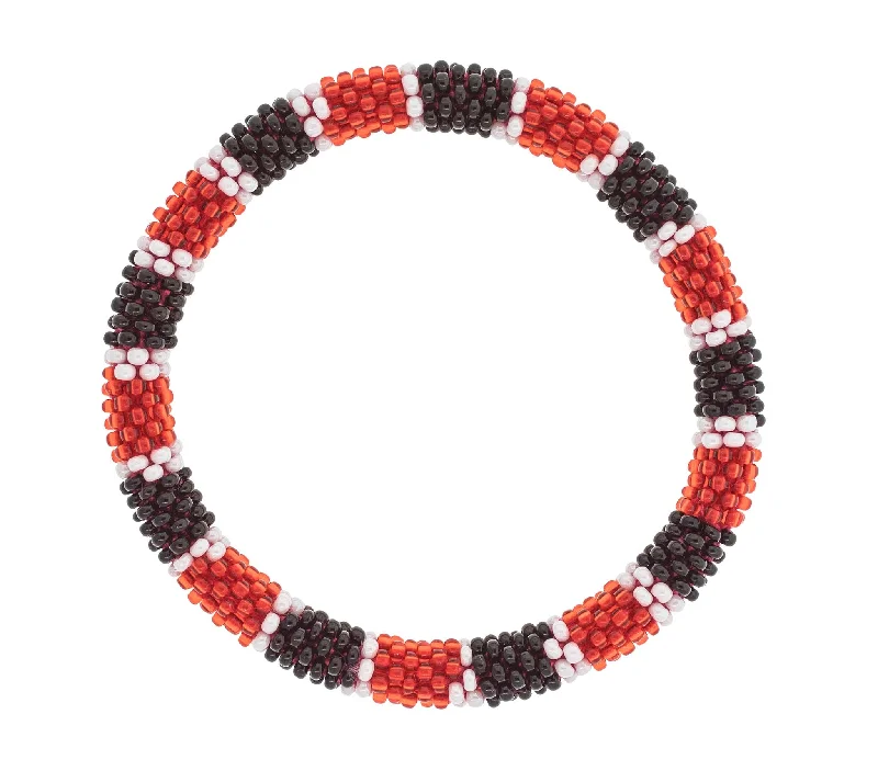 birthstone bracelets for women -Game Day Roll-On® Bracelet <br> Red, Black, & White