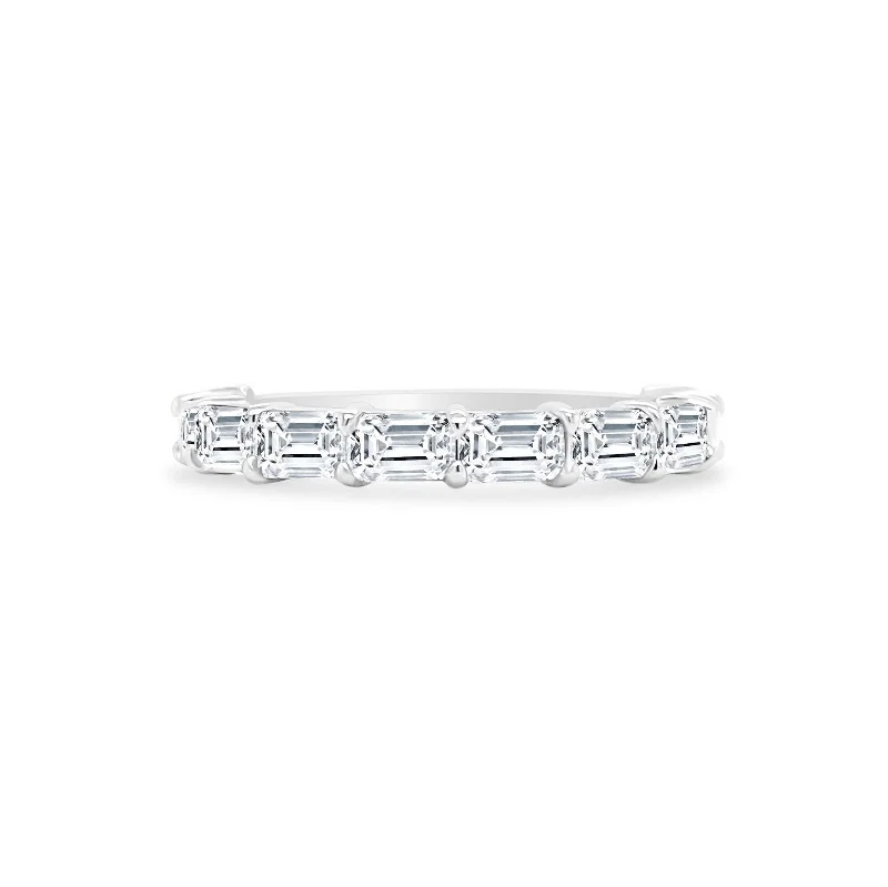 best luxury rings for women -Chasing Emerald Cut Band