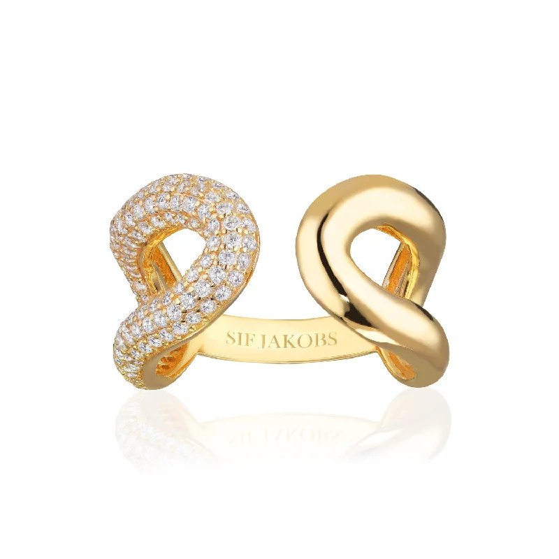 trendy rings for women -Ring Capri Due