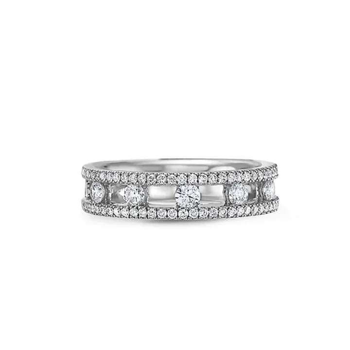 oval stone rings for women -Diamond Precious Pastel Band