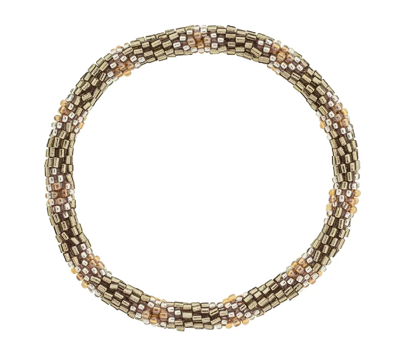 adjustable gold bracelets for women -Roll-On® Bracelet <br> Chestnut