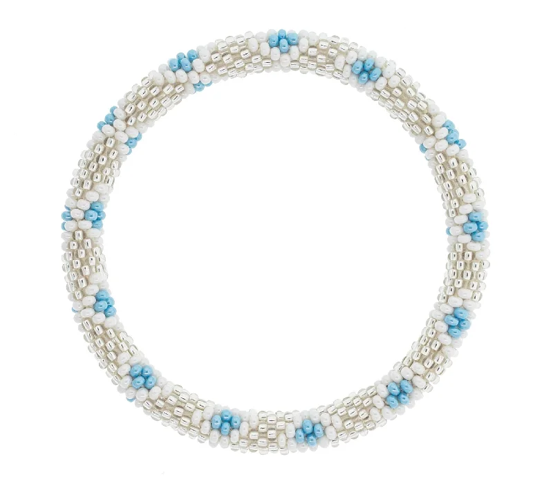 cubic zirconia bracelets for women -Roll-On® Bracelet <br> Something Blue