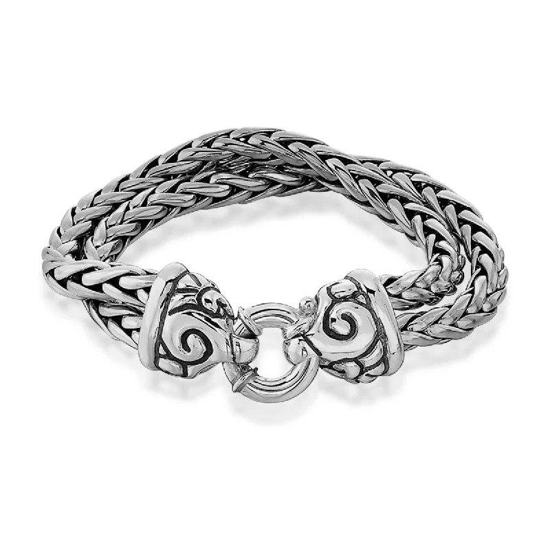 fashion bracelets for women -Double Swirl Bracelet