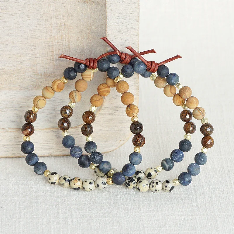 zodiac sign bracelets for women -Honor Mini Bracelet - Blue | A Military Tribute Bracelet