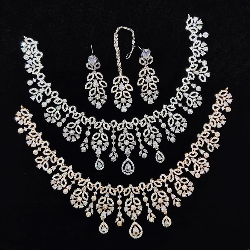 best-selling necklaces for women -Kavita Art American Diamond Necklace Set