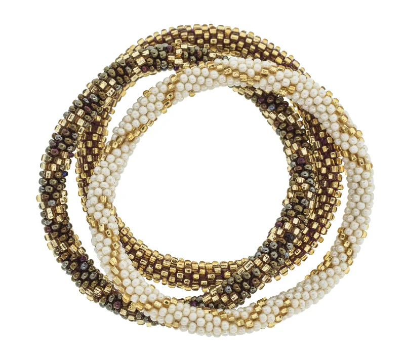 stacking bracelets for women -Roll-On® Bracelets <br> Mocha