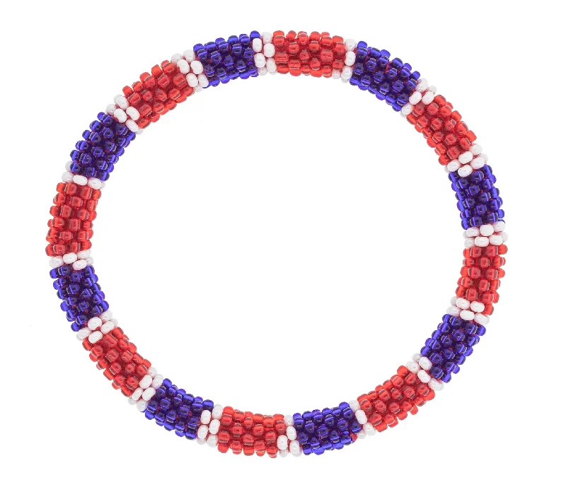 diamond tennis bracelets for women -Game Day Roll-On® Bracelet <br> Red, White, & Blue